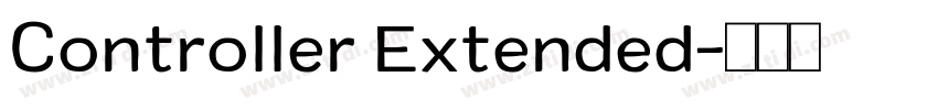 Controller Extended字体转换